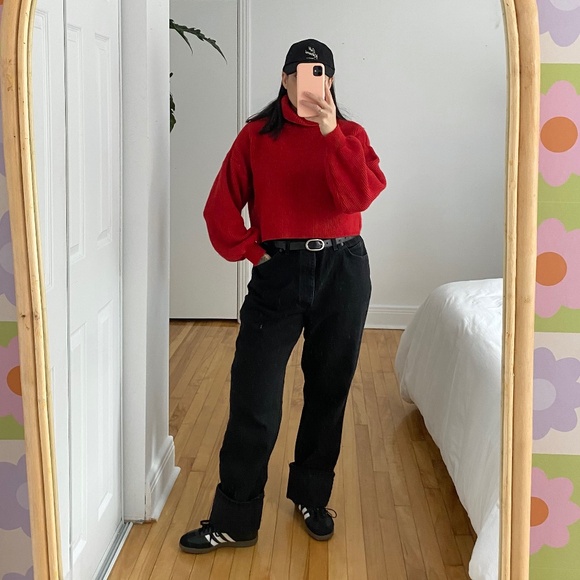 Levi's Denim - Vintage orange tab black levis